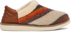 Sanuk Cozy Vibe Low SL Warm Stripe Slippers - Women's -Chic Feet Boutique 2262240002