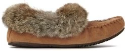 Faux Fur Street Suede Moccasins - Women's -Chic Feet Boutique 2273840009