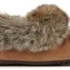 Faux Fur Street Suede Moccasins - Women's