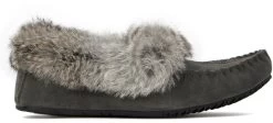 Faux Fur Street Suede Moccasins - Women's -Chic Feet Boutique 2273840015